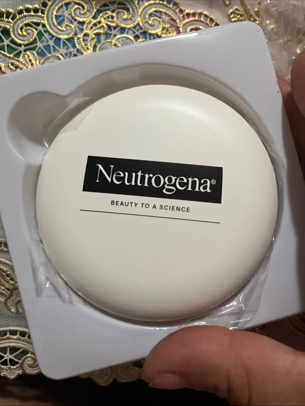 Neutrogena White Compact Pocket Mirror - Double-Sided